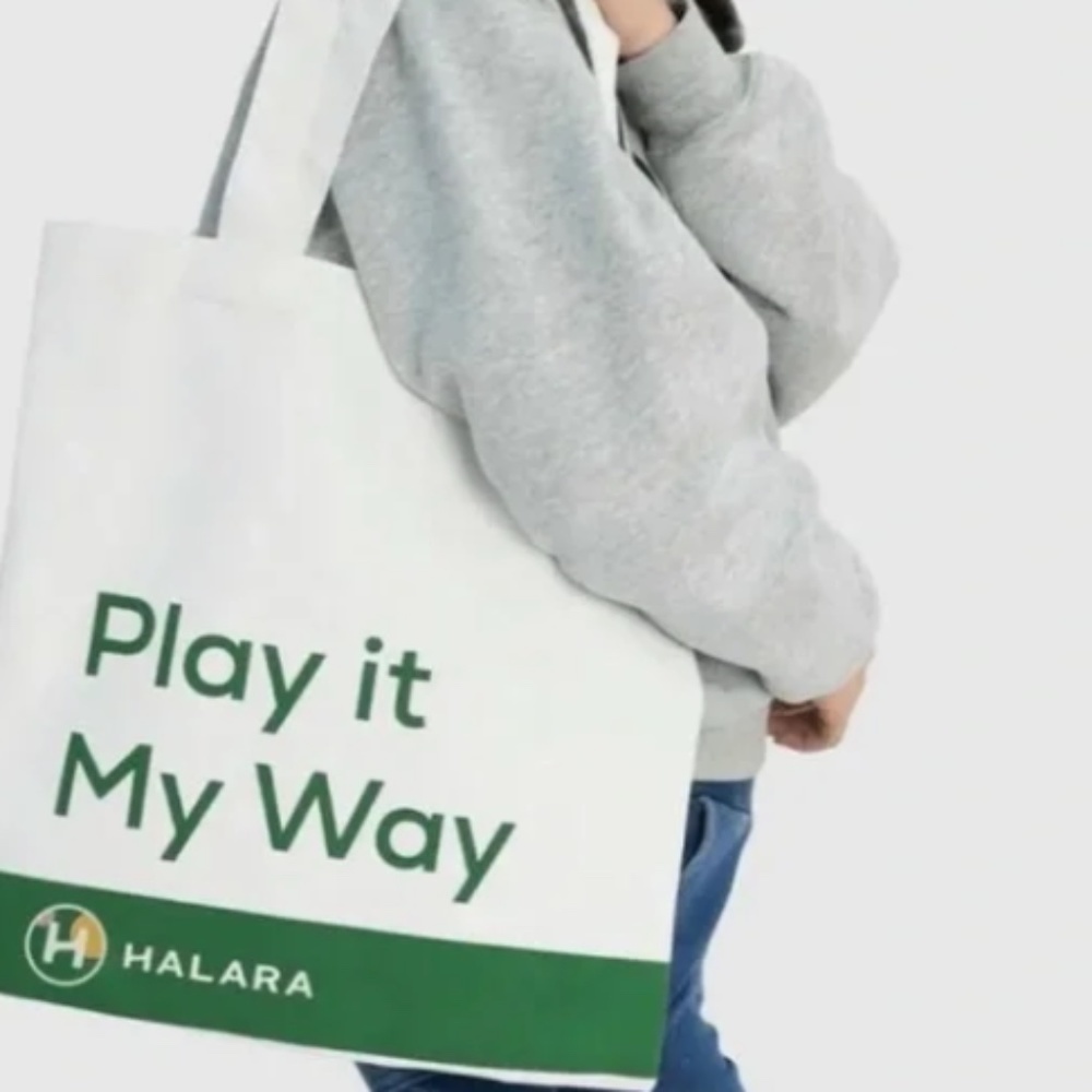 HALARA Play it My Way Luxury Brand Tote Bag NWT